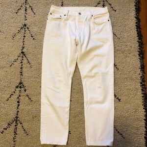 Levi’s Women’s 501 White Jeans